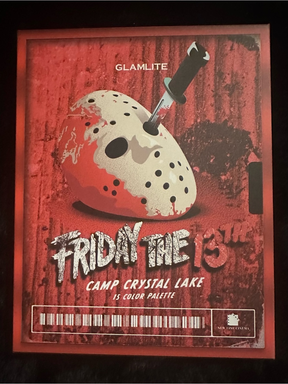 Glamlite Friday the 13th Camp Crystal Lake Palette • Brand New • 15 Shades